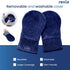 REVIX Microwavable Therapy Mittens for Hands and Fingers Pain Relief, Moist Heat Hand Warmers Gloves (1 Pair)