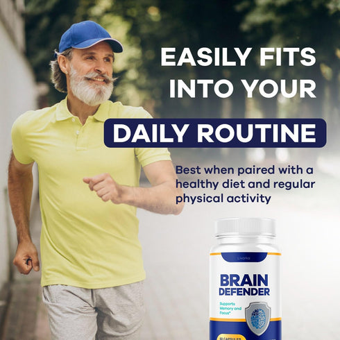 LIVORKA 60 1 Brain Defender - Official Brain Defender Supplement Advanced Pills, Natural Brain and Memory Support