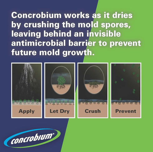 Concrobium Mold Control Aerosol, 14.1 oz, Eliminates & Prevents Mold, EPA Registered, Bleach-Free