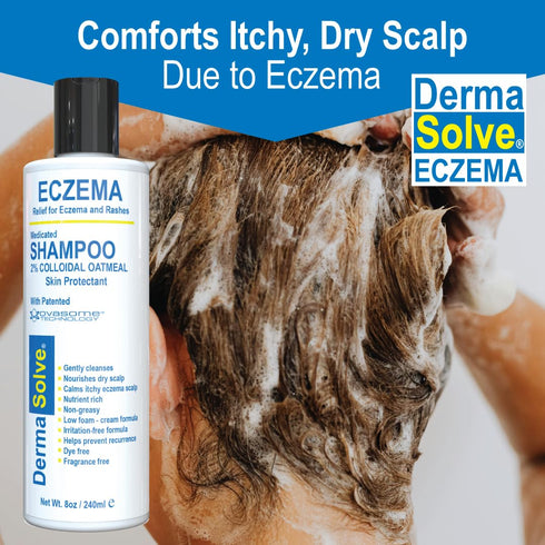 Pack) Eczema Shampoo & Conditioner (Combo - Flare Control Scalp & flake Relief Therapy that Protects, Moisturizes