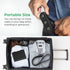 PULIV Portable Travel Pill Organizer 3 Times a Day, 7 Day Light-Proof Pill Case for Vitamins and Medication (Black)