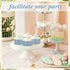 Maxdot 60pcs 3oz Frozen Dessert Cups, Disposable Ice Cream Cups, Paper Yogurt Bowls, for Hot and Cold Foods, Suitable