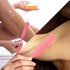 Mudder 3-Piece Non-Stick Wax Spatulas, Silicone Spatula Waxing Applicator for Home Salon Use (Pink, Blue, Green)