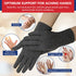 Doctor Developed Compression Gloves - Full Finger Gloves for Raynauds & Arthritis for Women & Men with Handbook (M,