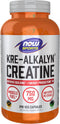 NOW Sports Nutrition Kre-Alkalyn Creatine 750 mg - Mass Building & Energy Production, 240 Veg Capsules