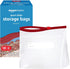 Amazon Basics Slider Quart Food Storage Bags, Stand & Fill, 120 Count Pack