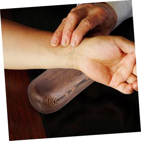 Wooden Pulse Pillow for Chinese Medicine Comfortable Pulse-Taking Tool Extended Design Portable Massage Cushion