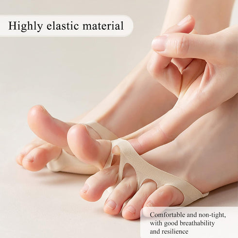 4 Pairs Ball of Foot Cushions - Reusable Metatarsal Pads for Women’s High Heels Pain Relief