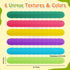 YCWKXJC 6 Pack Sensory Fidget Bracelets - ADHD Anxiety Relief Toys for Kids, Textured Silicone Slap Bracelet for Focus
