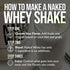 Naked Whey 1Lb - Grass Fed Whey Protein Powder, Undenatured, Gluten Free, 15 Servings