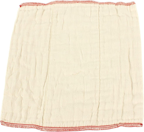 OsoCozy -100% 2 4x8x4 14-30 lb.) 1 Dozen Better Fit Unbleached Prefold Cloth Diapers Cotton, Gauze Weave, Sized for Tri