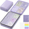 OUVBTX Travel Pill Organizer with Blank Labels, Weekly Pill Box, 8 Large Compartments