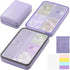 OUVBTX Travel Pill Organizer with Blank Labels, Weekly Pill Box, 8 Large Compartments