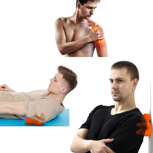 LittleMum Trigger Point Massager Dolly, Myofascial Release Occipital Neuralgia, Neck & Shoulder Pain, Tension Headache