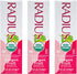 RADIUS USDA Organic Kids Toothpaste 3oz Non Toxic Gluten-Free for Children's Gum Health - Dragon Fruit - Pack of 3
