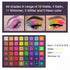 UCANBE EXOTIC FLAVORS Neon Eyeshadow Makeup Palette - 48 Colorful High Pigmented Rainbow Matte Shimmer Glitter Eye