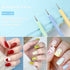 TEOYALL Nail Art Brushes, Nail Design Painting Brushes, Builder Gel Brush, Nail Dotting Tools, Fine Liner Brushes
