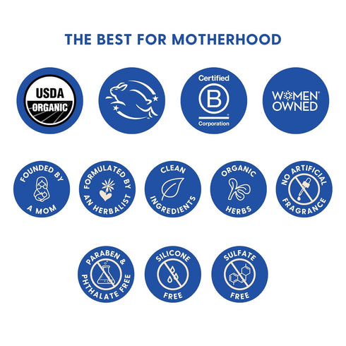 Motherlove Mom's Bottom Balm, 1 oz Organic Herbal Salve for Pregnancy & Postpartum