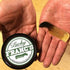 Lucky Franc's Handmade Ox Horn Fine Tooth Comb for Men's Beards and Mustaches, Pocket Size, Metal Tin Gift.