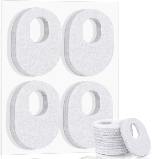 WILLBOND 48 Pack Callus Pads Soft 1/4" Thick Oval Shape Corn Pads