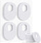 WILLBOND 48 Pack Callus Pads Soft 1/4" Thick Oval Shape Corn Pads