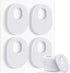 WILLBOND 48 Pack Callus Pads Soft 1/4" Thick Oval Shape Corn Pads