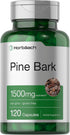Horbaach Pine Bark Extract Capsules | 1500mg | 120 Count | Non-GMO and Gluten Free
