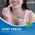 Set, Toothbrush(24count-Pack) Dental Duo Disposable Travel Oral Care Preloaded mouthwash Beads Toothbrush