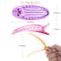 RC ROCHE ORNAMENT 6 Pcs Hair Clip, Classic Oval Side Opening Plastic Curve Barrette for Girls Ladies
