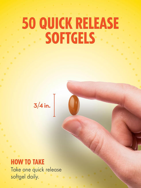 Sundance Lutein and Zeaxanthin Supplement - 50 Softgels for Eye Health, Non-GMO & Gluten Free.