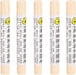 uxcell Furniture Repair Crayons - 5Pcs Linen White Wood Wax Filler Stick for Touch Up on Scratches