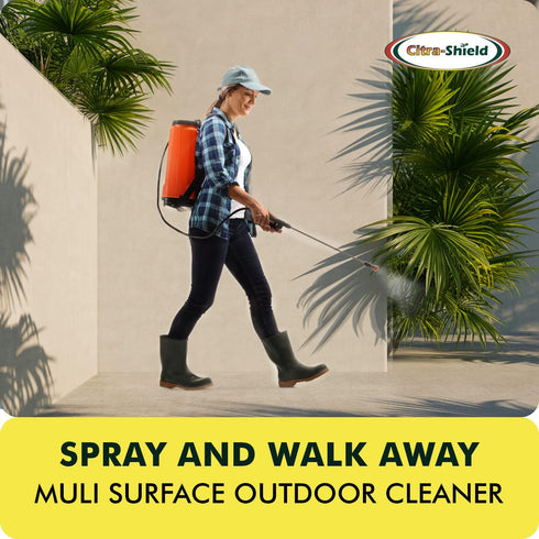 Outdoor Cleaner - Concrete Cleaner, Roof Cleaner, Walls Cleaner, Headstone Cleaner, Deck and Vinyl Siding Cleaner - RTU