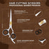 Ruvanti Hair Cutting Scissors, Professional Barber Premium Shears, Sharp Stainless Steel Blades, Comfortable Grip