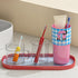 Luyismer Portable Mouthwash Cup Multipurpose Mouth Rinse Drinking Compact Toothbrush Holder Storage Box Travel
