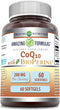 Amazing Formulas CoQ10 with Bioperine Supplement - 200 Mg Per Serving - 60 Softgels - Non-GMO, Gluten Free