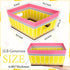 Moonld 5 Pcs Teacher Appreciation Gifts Pencil Empty Gift Basket with Handle Cardboard Gift Baskets Market Tray Pencil