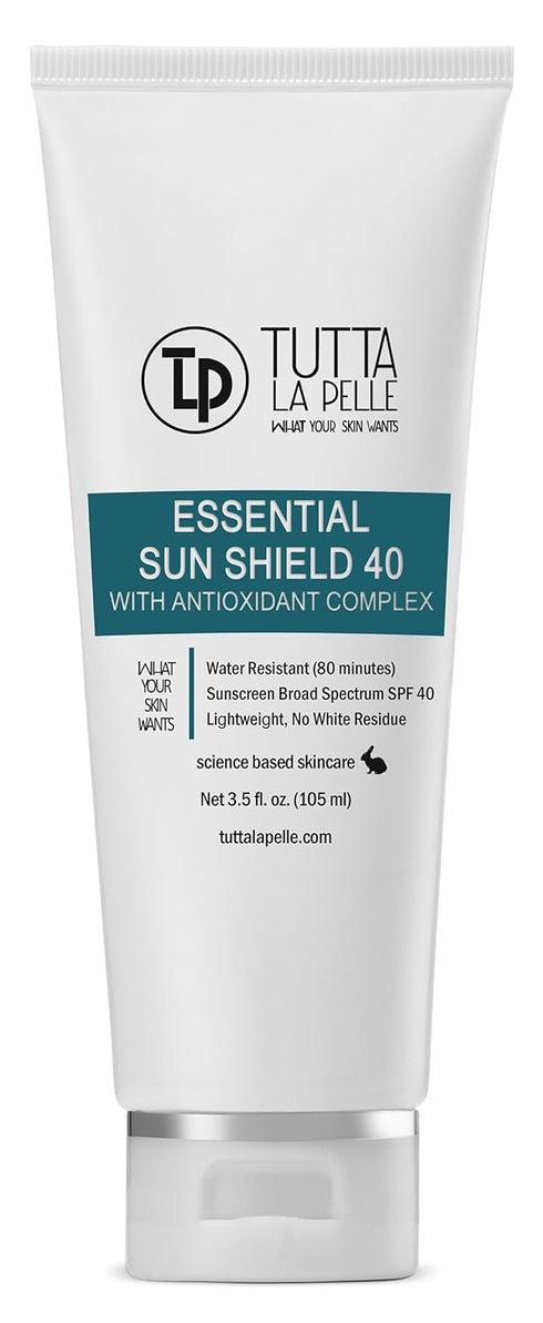 Zinc Oxide Sunscreen SPF 40 - Broad Spectrum UVA/UVB Protection, Water Resistant, Fragrance-free, 3.5oz