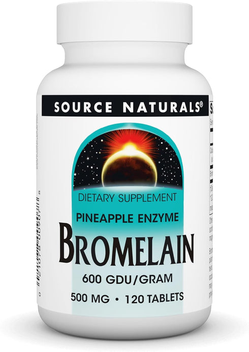 Source Naturals Bromelain, 500 mg Proteolytic Enzyme Supplement, 120 Tablets