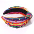 Knot Headband Colorful Rhinestone Mexican Fiesta Hair Accessories, Embroidered Party Headband