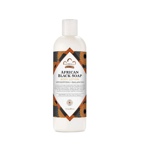 Nubian Heritage Body Lotion African Black Soap, 13 oz