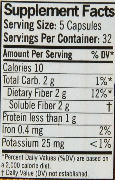 Equate Fiber Therapy, Regularity Fiber Supplement Capsules, 160-Count Bottle