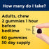 Nature Made Time Release Melatonin 10mg Gummies - Maximum Strength Dosage, 100% Drug Free Sleep Aid for Adults, 60