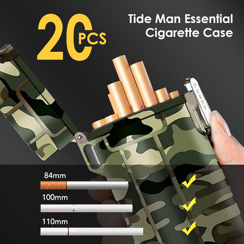 Module Box Waterproof Cigarette Case - Smell Proof Airtight Container for 85mm King Size Cigarettes, Multipurpose