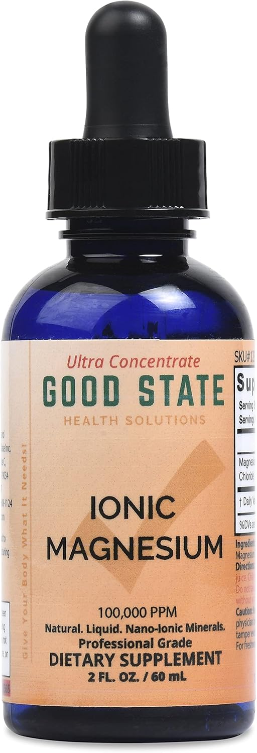 Good State Liquid Ionic Magnesium Ultra Concentrate, 100 Servings per Bottle