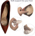 Metatarsal Pads for Women, Soft Gel Ball of Foot Cushions, Shoe Inserts for Foot Pain Relief (Clear-2 pairs)