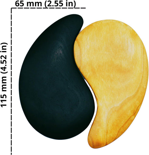 Wooden Gua Sha Massager Yin-Yang for Face and Neck Personalized Gifts Anniversary Gift Unique Gift Personalized Gift