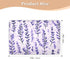 miaozhen 52" 34" Lavender Floral Extra Large Resuable Toddler Mattress Pads Soft Absorbent Baby Diaper Changing Pad