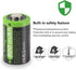 CR2 3V Lithium Battery, CR15H270 1000mAh for Golf Rangefinder, Instax Mini Camera, 12 Pack