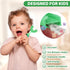 U-Shaped Toddler Toothbrush for Kids 2-6 Years, 360° Manual Whole Mouth Baby Toothbrush with Soft Silicone