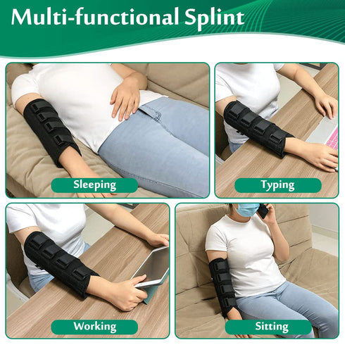 Elbow Brace for Tendonitis, Ulnar Nerve, Cubital Tunnel, Sleeping Immobilizer, Pain Relief Support for Arthritis